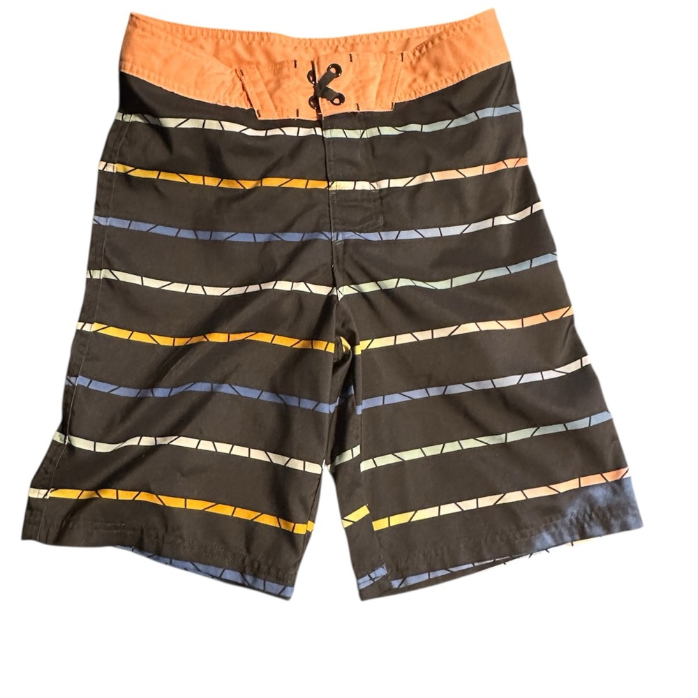 Art Class Orange and Blue Board Shorts